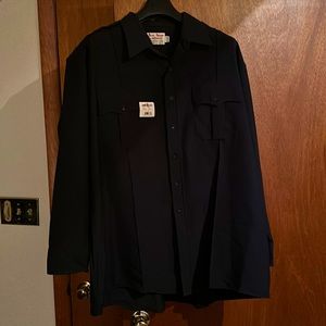 Elbeco Tex-Trop Long Sleeve midnight blue Style 00314-3, Size 19-35